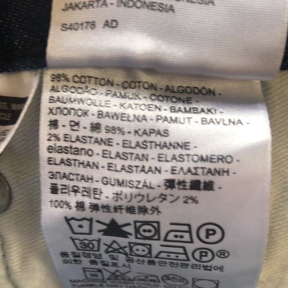 Classic Levi’s 511 Men’s Denim Cut-Off Shorts - Picture 10 of 10